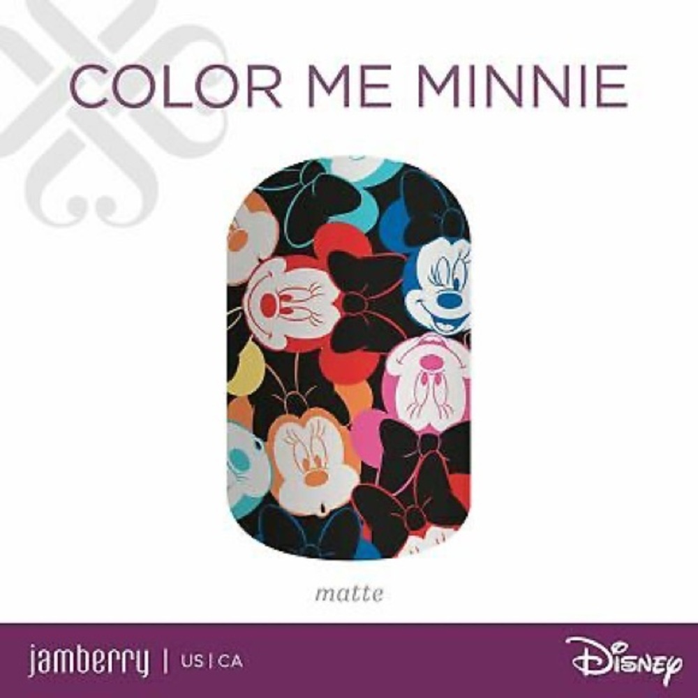 Jamberry Color Me Minnie Nail Wraps